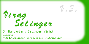 virag selinger business card